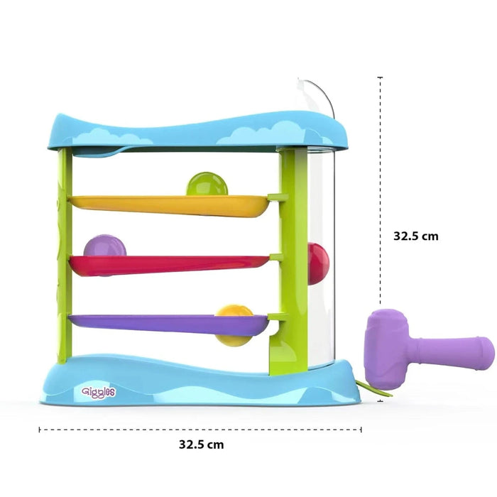 Giggles Bash & Pop Slide Tower-Learning & Education-Funskool-Toycra