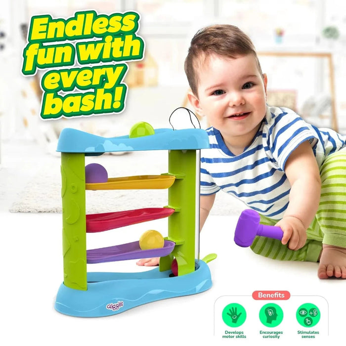 Giggles Bash & Pop Slide Tower-Learning & Education-Funskool-Toycra