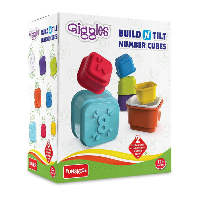 Giggles Build N Tilt Number Cubes-Learning & Education-Giggles-Toycra