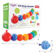 Giggles Link Along Caterpillar, Multi Color