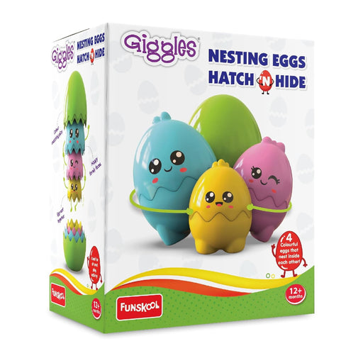 Giggles Nesting Eggs Hatch N Hide-Active Play-Funskool-Toycra