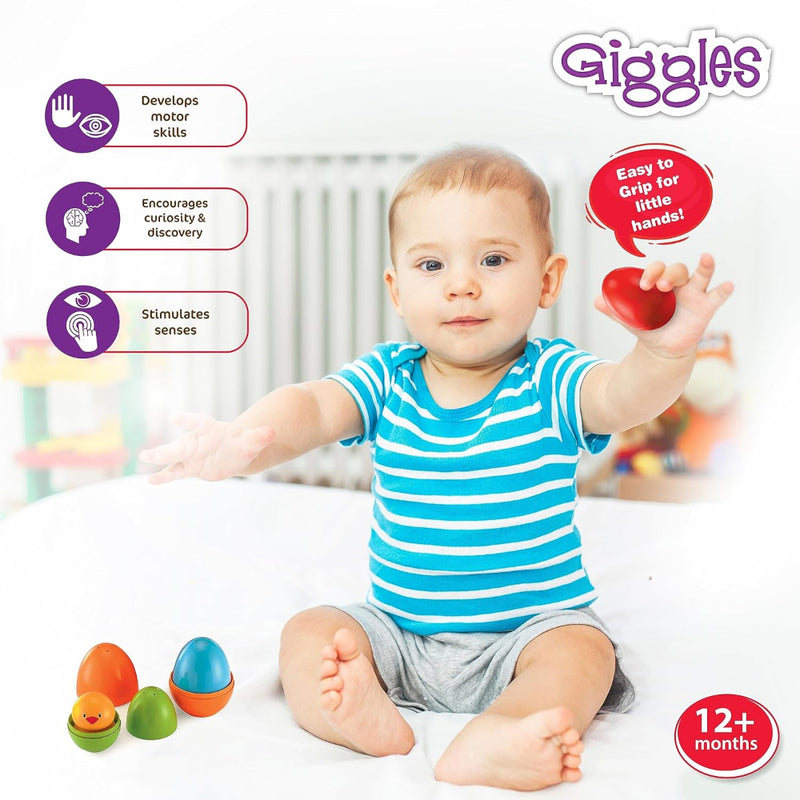 Giggles Nesting Eggs - Multi Color