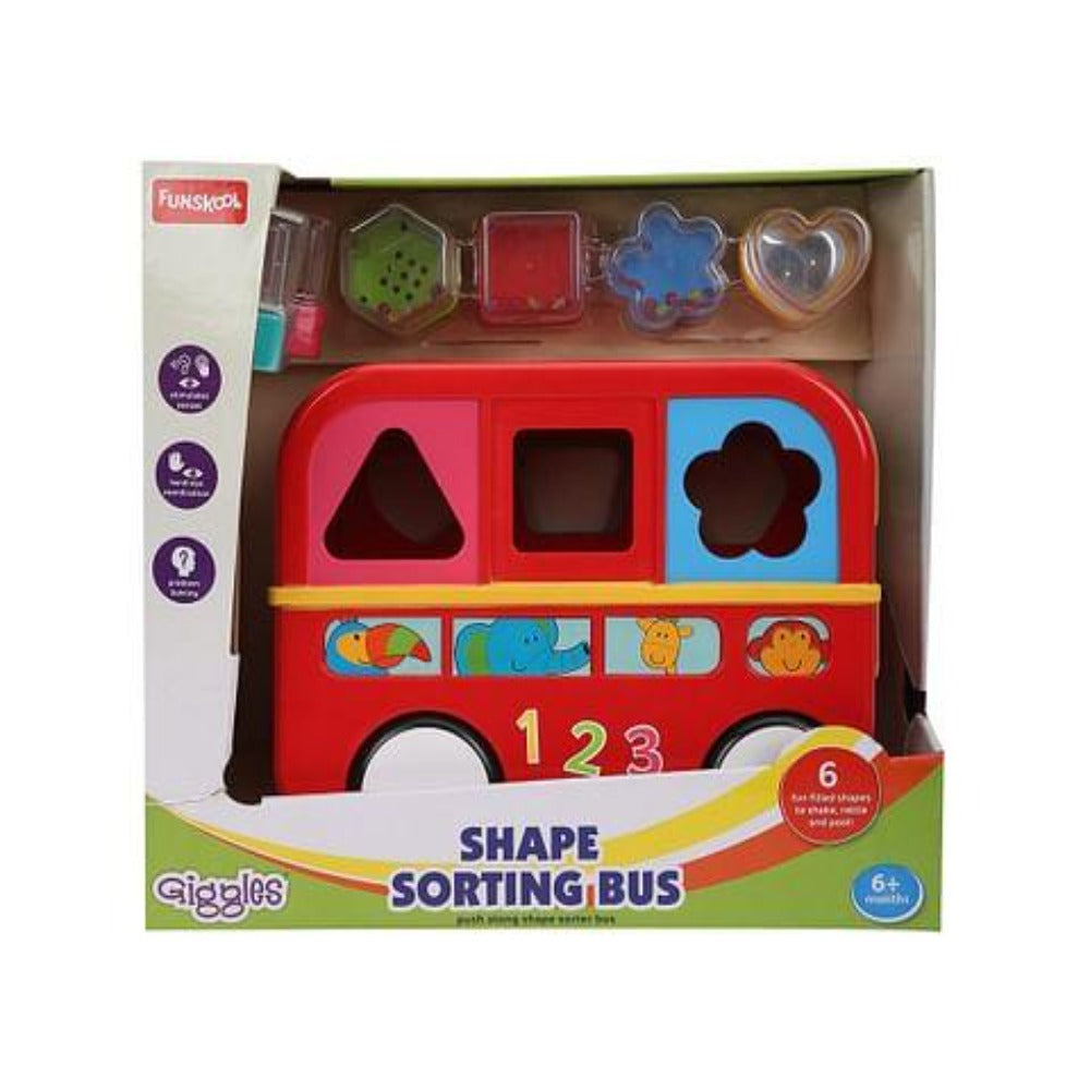 Giggles Shape Sorting Bus — Toycra