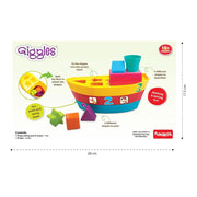 Giggles Stack A Boat 2 In 1 Pull Along Toy