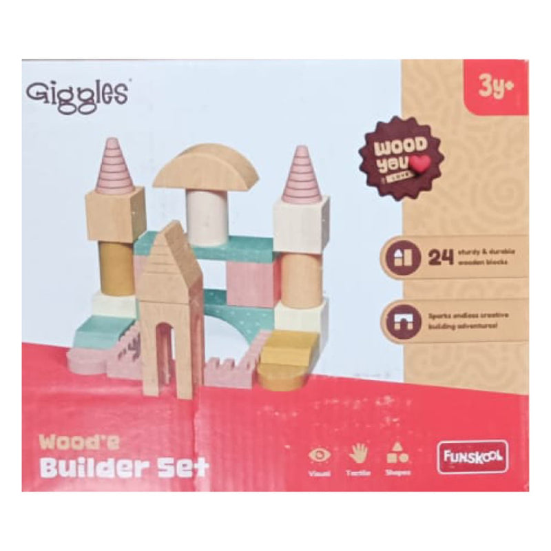 Giggles Wood'e Builder Set