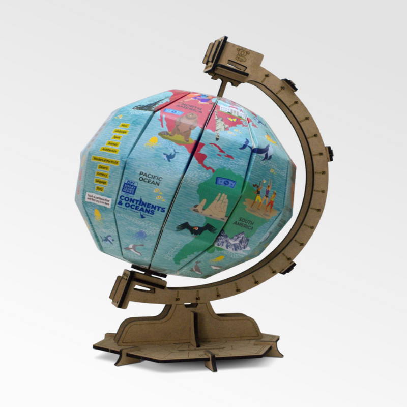 Go Discover DIY Globe – Continents and Oceans -Part 1