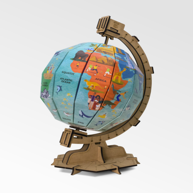 Go Discover DIY Globe – Continents and Oceans -Part 1