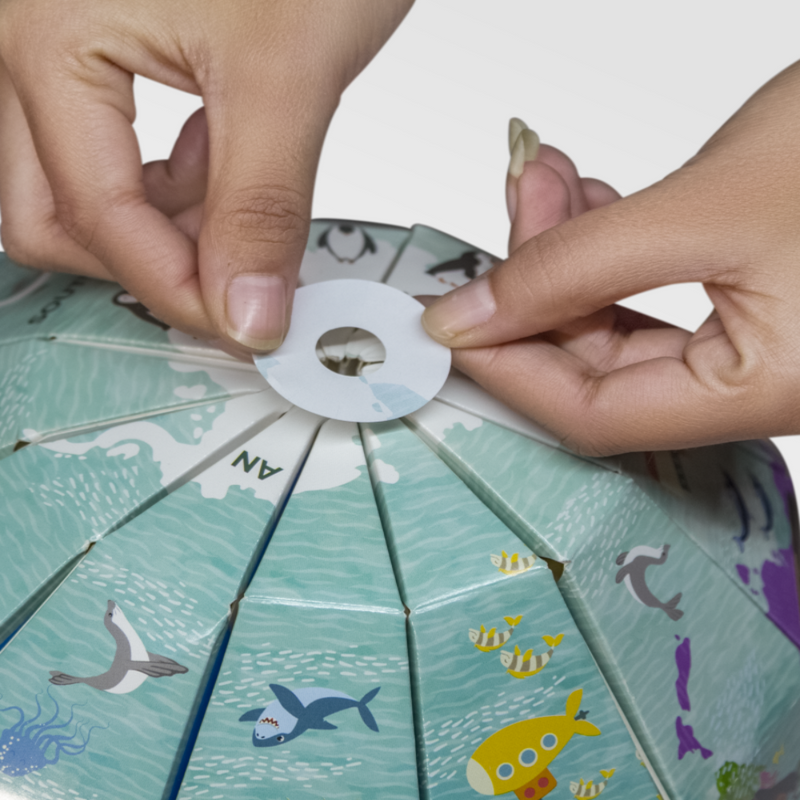 Go Discover DIY Globe – Continents and Oceans -Part 1