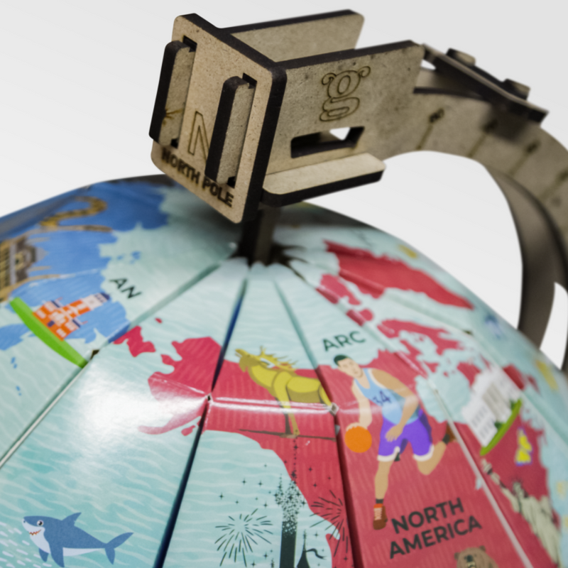 Go Discover DIY Globe – Continents and Oceans -Part 1