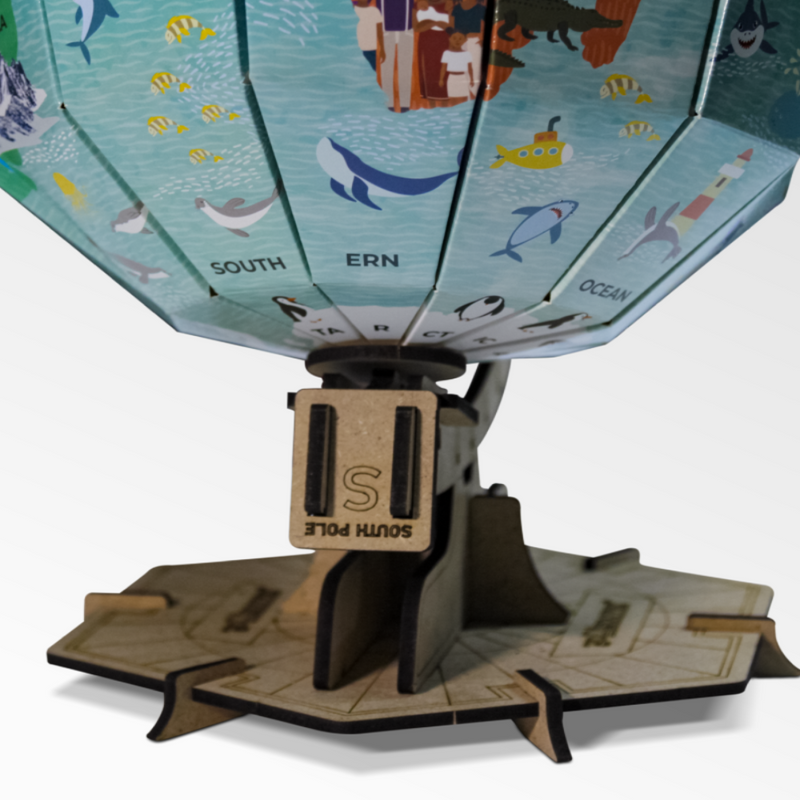 Go Discover DIY Globe – Continents and Oceans -Part 1