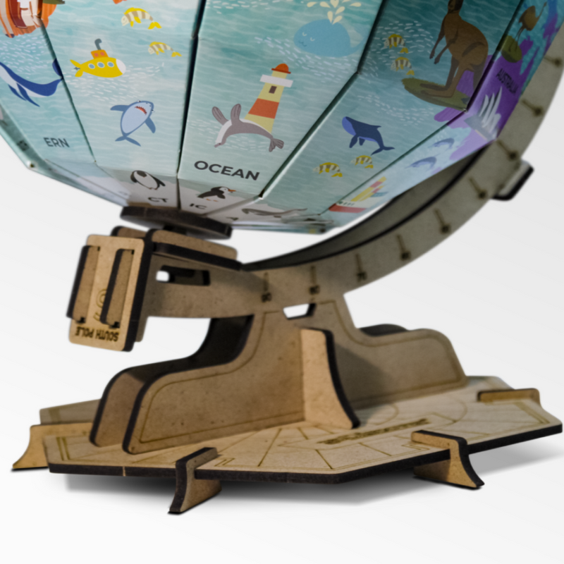 Go Discover DIY Globe – Continents and Oceans -Part 1