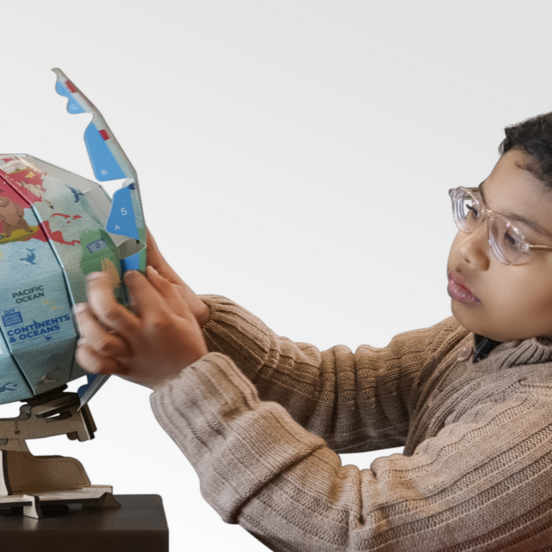 Go Discover DIY Globe – Continents and Oceans -Part 1