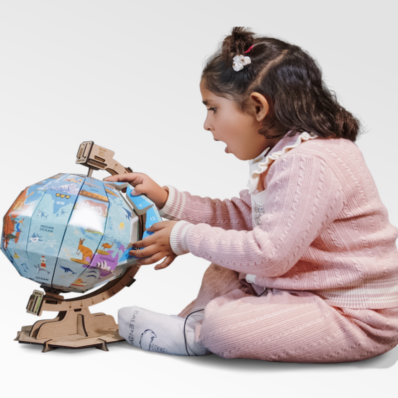 Go Discover DIY Globe – Continents and Oceans -Part 1