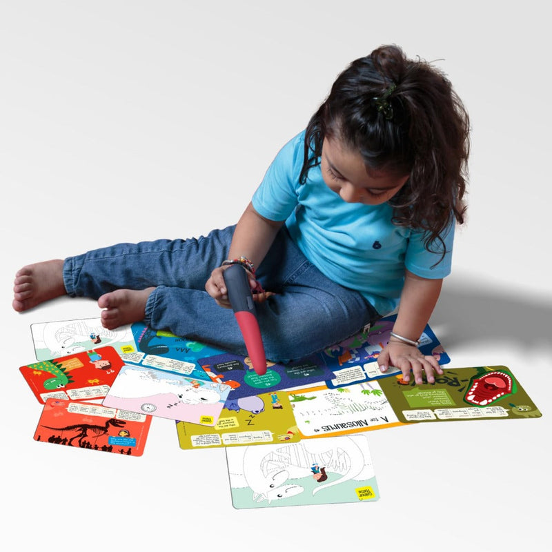GoDiscover A to Z Dinosaur Flash Cards