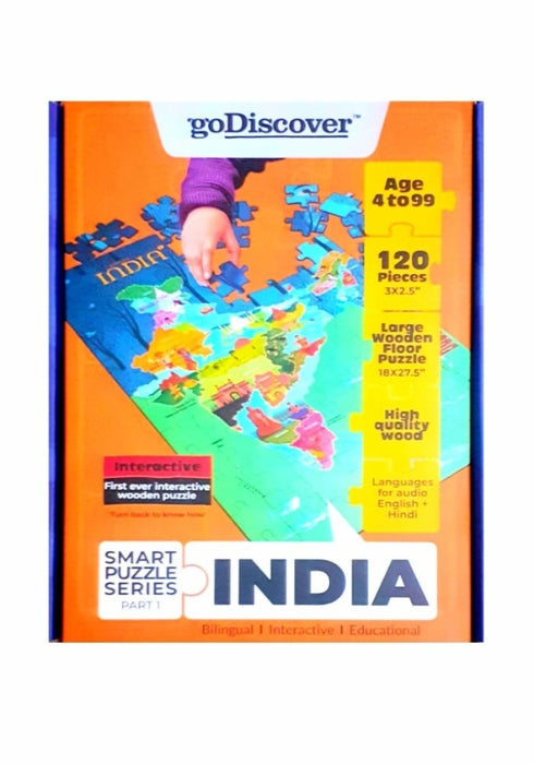 GoDiscover India Smart Puzzle Series - Part 1-Puzzles-GoDiscover-Toycra