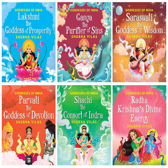 Goddesses Of India Set Of 6 Books-Mythology Book-Ok-Toycra