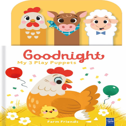 Goodnight My 3 Play Puppets Books-Board Book-Toycra Books-Toycra