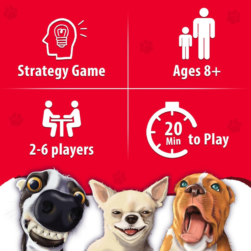 Gouda Games Hilarious Card Game with Crazy Dogs