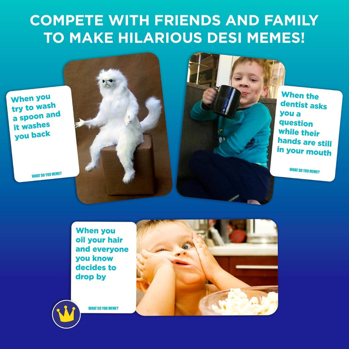 Gouda Games What Do You Meme? Family Edition (With Desi Feels)-Family Games-Gouda Games-Toycra