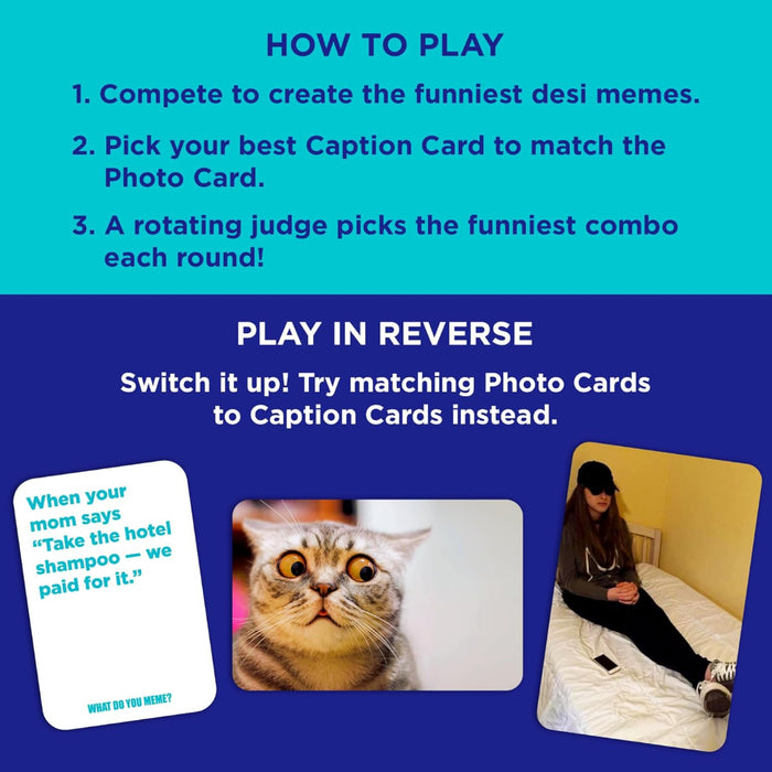 Gouda Games What Do You Meme? Family Edition (With Desi Feels)-Family Games-Gouda Games-Toycra