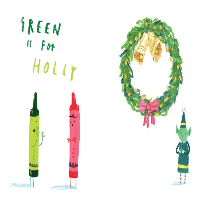 Green Is For Christmas-Board Book-Hc-Toycra