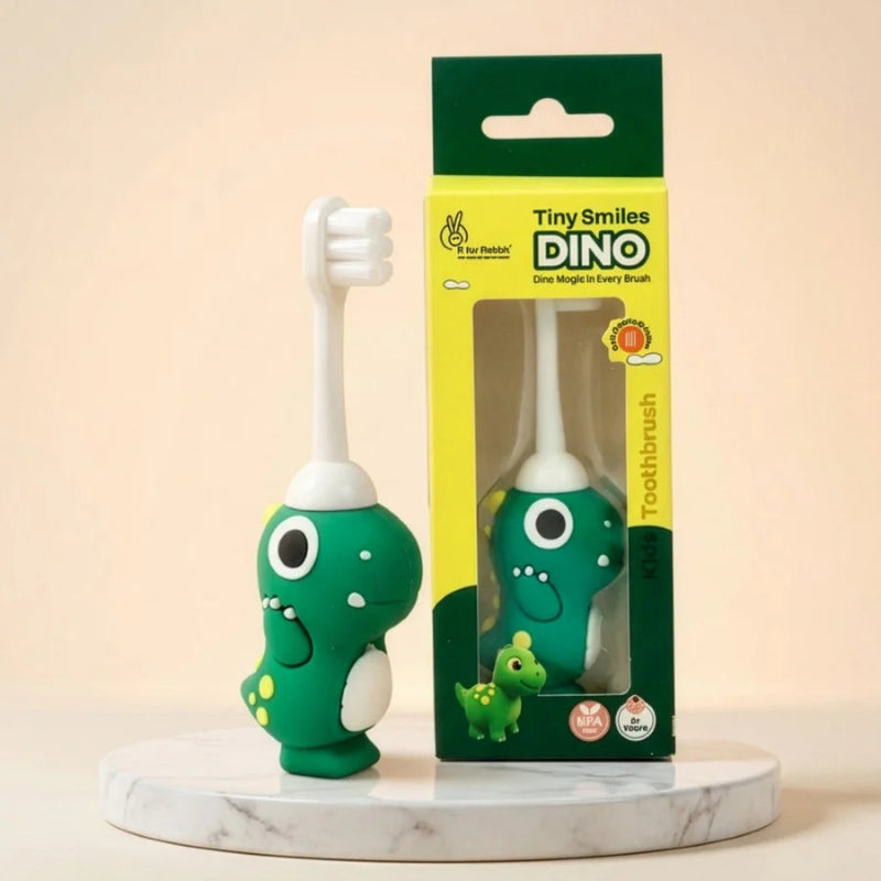 R For Rabbit Tiny Smiles Dino Kids Toothbrush