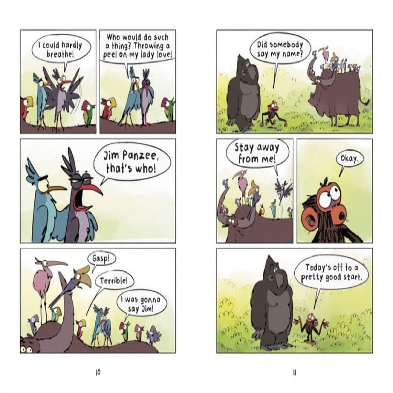 Grumpy Monkey Who Threw That?-Graphic Novel-Prh-Toycra