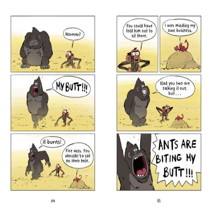 Grumpy Monkey Who Threw That?-Graphic Novel-Prh-Toycra