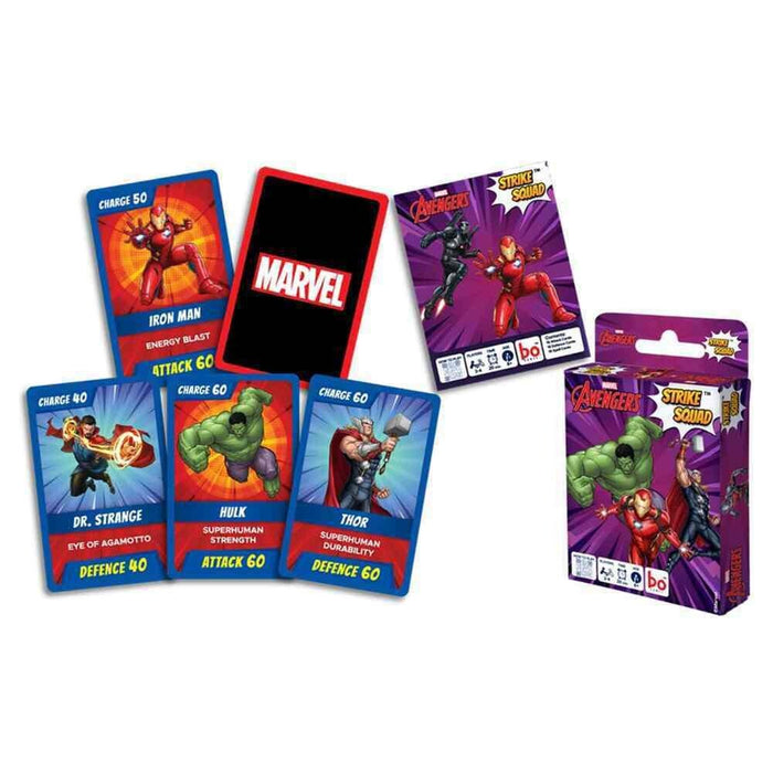 Habro Strike Squad Card Game Marvel Avengers Edition-Kids Games-Hasbro-Toycra