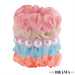 Hairdramaco Luxury Scrunchies Set of 5 With Free Pouch-Fashion accessory-Hairdramaco-Toycra