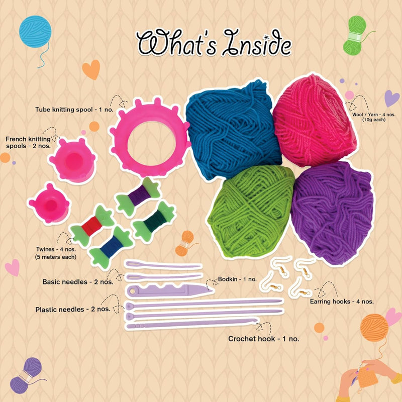 Handycrafts Funskool Crochet Factory-Arts & Crafts-Funskool-Toycra