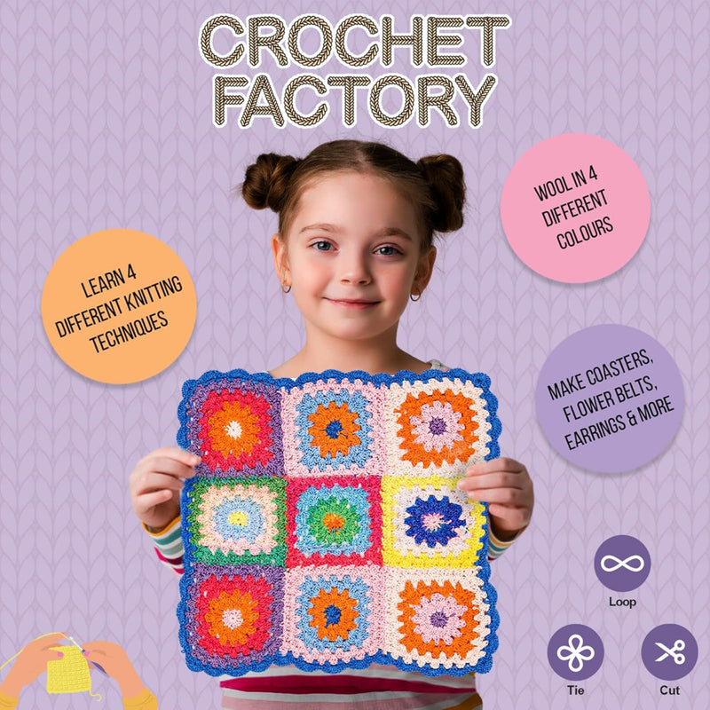 Handycrafts Funskool Crochet Factory-Arts & Crafts-Funskool-Toycra