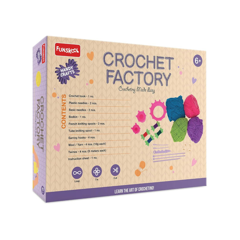 Handycrafts Funskool Crochet Factory-Arts & Crafts-Funskool-Toycra