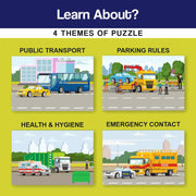 Happy Hands 4 In 1 Puzzle (4 X 24 Pieces Puzzle)
