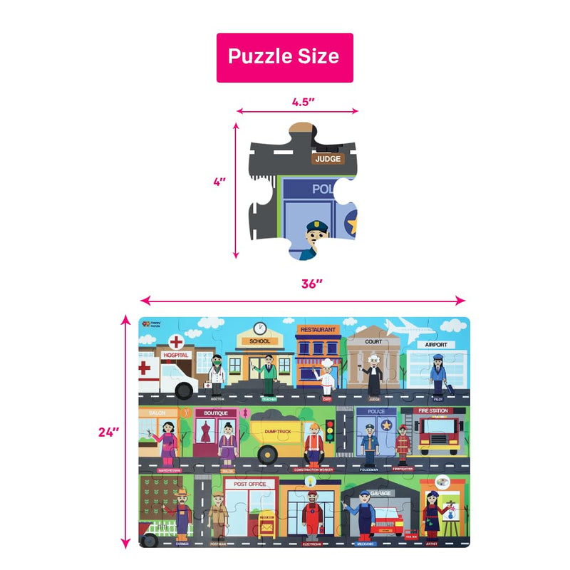 Happy Hands Jigsaw Jumble - Community Helpers