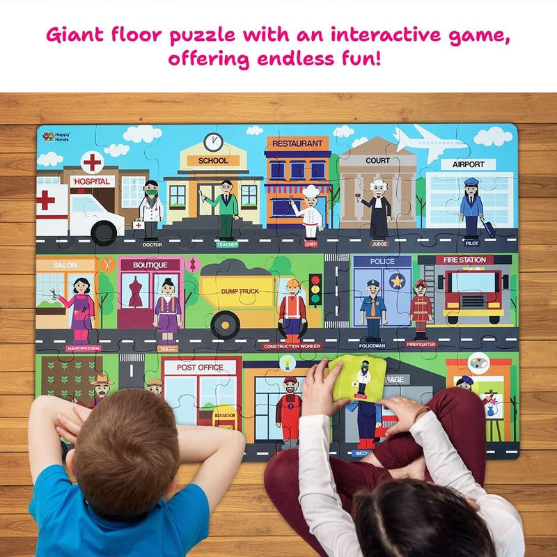 Happy Hands Jigsaw Jumble - Community Helpers