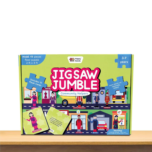 Happy Hands Jigsaw Jumble - Community Helpers