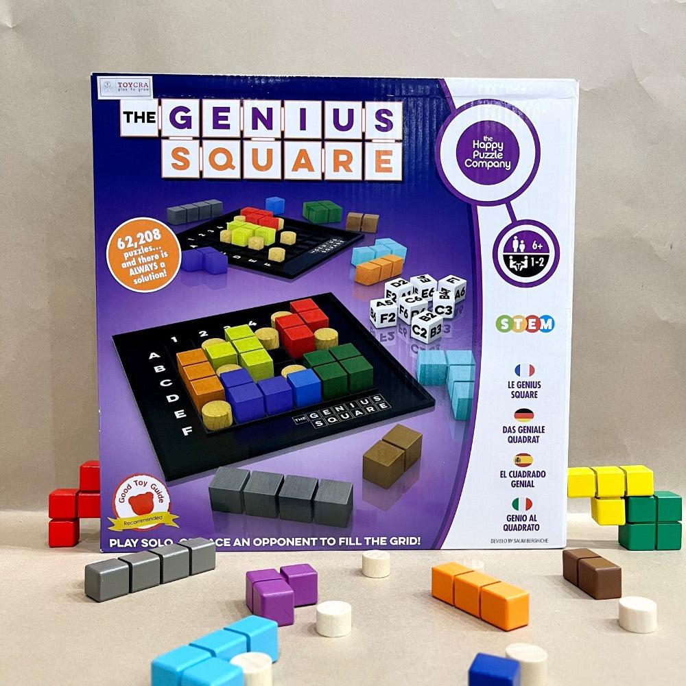 Happy Puzzle The Genius Square Game — Toycra