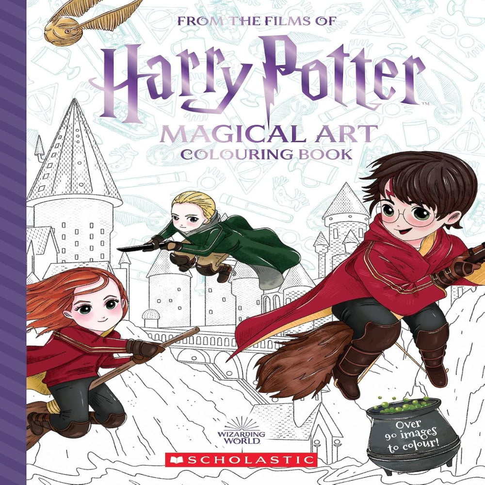 Harry Potter Magical Art Colouring Book — Toycra