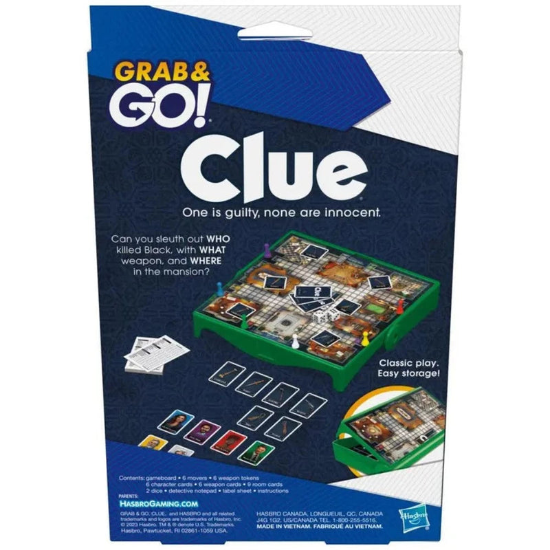 Hasbro Clue Grab and Go Game