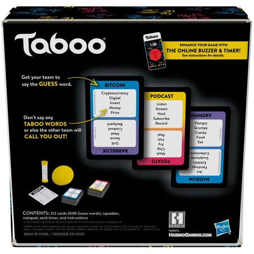 Hasbro Gaming Classic Taboo Game-Board Games-Hasbro-Toycra