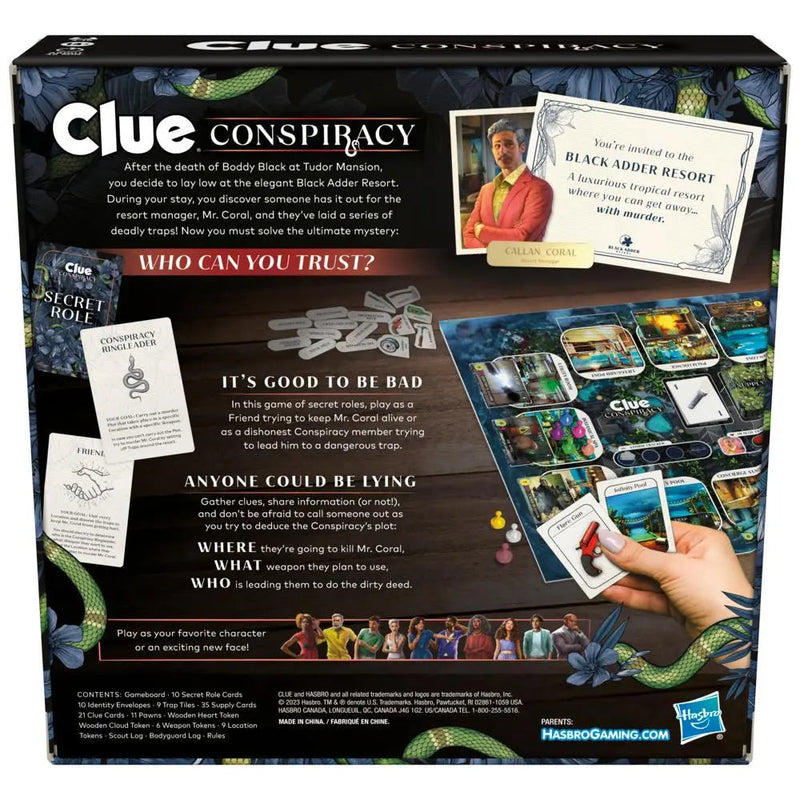 Hasbro Gaming Clue Conspiracy Board Game