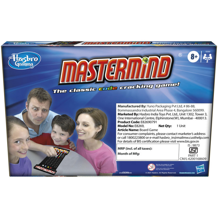 Hasbro Gaming Mastermind The Classic Code Cracking Game-Kids Games-Hasbro-Toycra