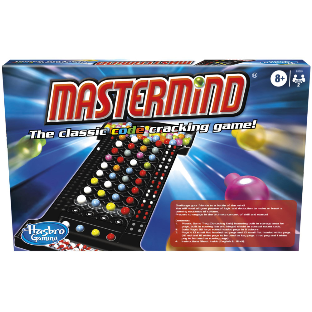 Mastermind Code Game Hasbro Gaming Mastermind The Classic Code Cracking Game | Buy Online ...