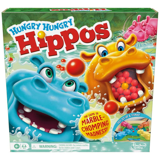 Hasbro Hungry Hungry Hippos Board Game for Preschoolers-Board Games-Hasbro-Toycra