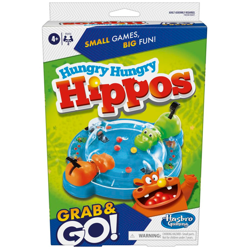 Hasbro Hungry Hungry Hippos Grab and Go Game