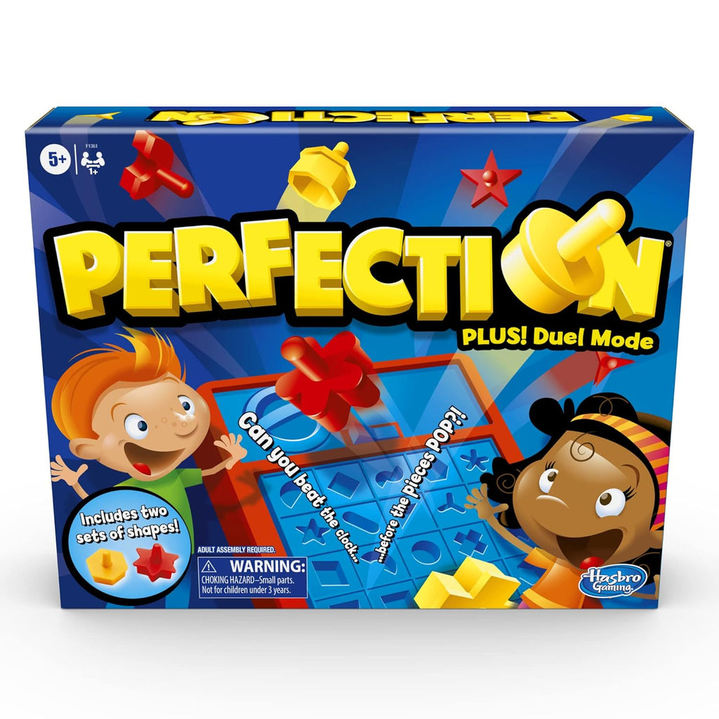 Hasbro Kid Gaming Perfection Game Plus 2-Player Duel Mode