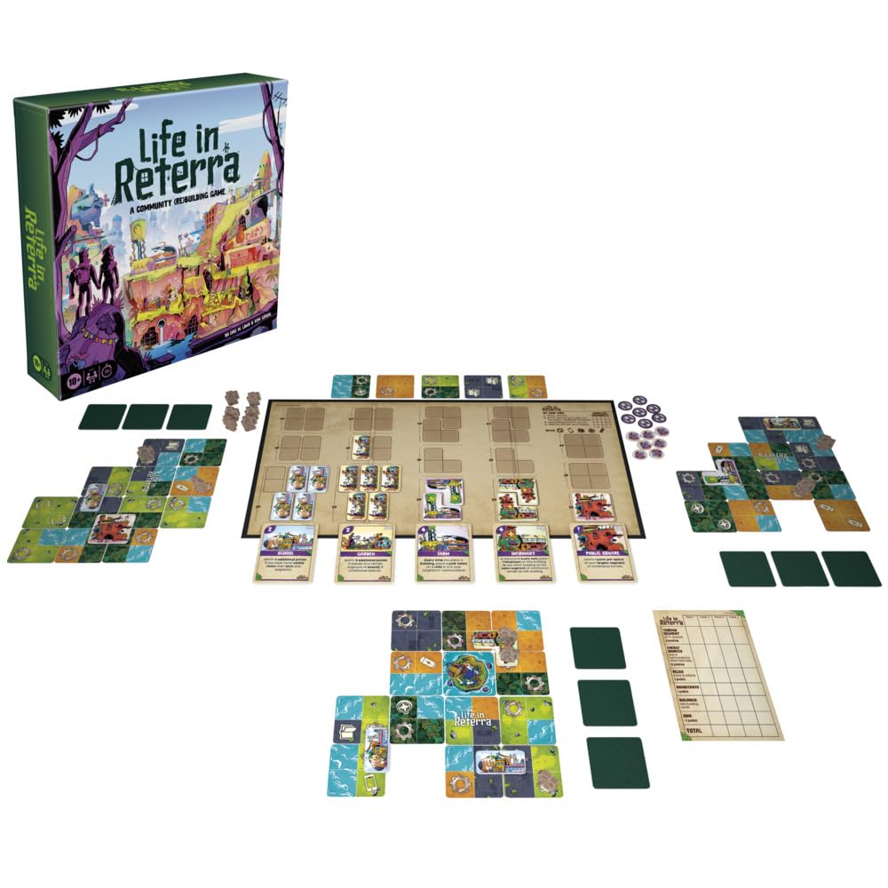 Hasbro Life in Reterra Board Game, Tile Laying Strategy Game | Buy — Toycra