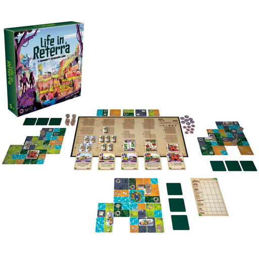 Hasbro Life in Reterra Board Game, Tile Laying Strategy Game-Board Games-Hasbro-Toycra