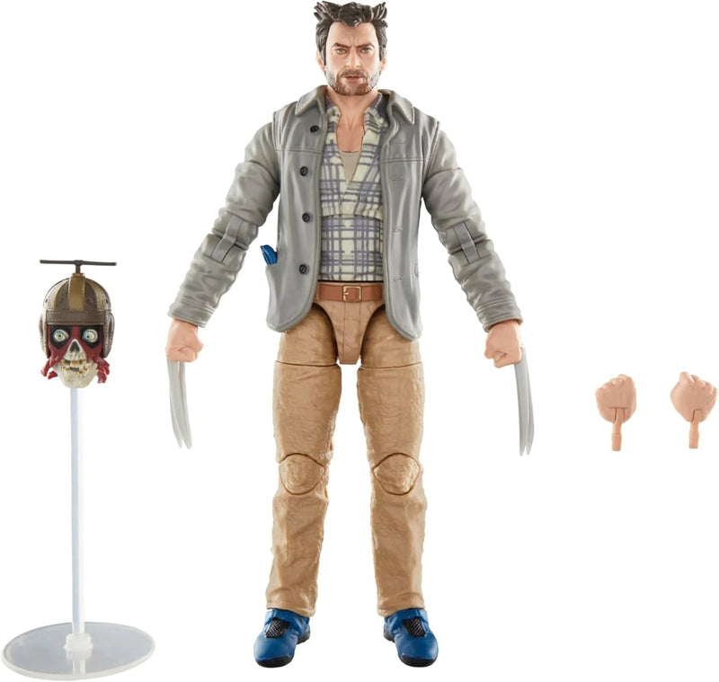 Hasbro Marvel Legends Deadpool and Wolverine Movie Headpool with Logan